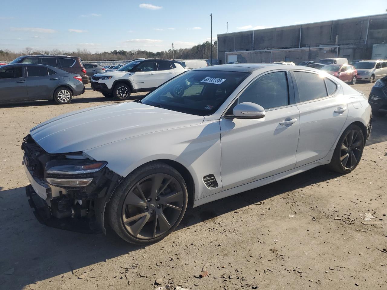 2022 GENESIS G70 BASE VIN:KMTG54TE7NU082115