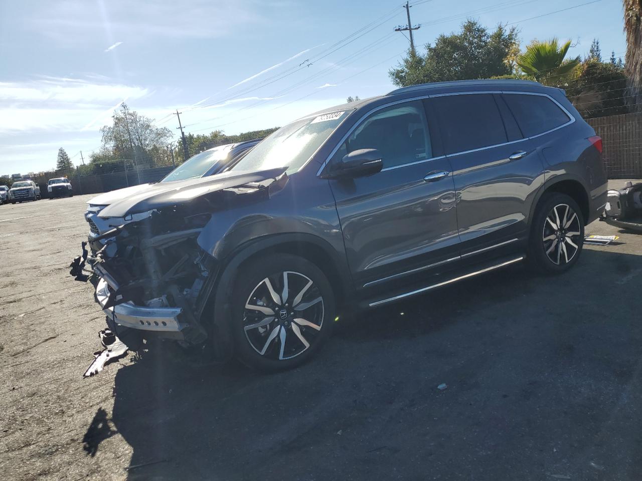 2022 HONDA PILOT TOURING VIN:5FNYF5H63NB029735