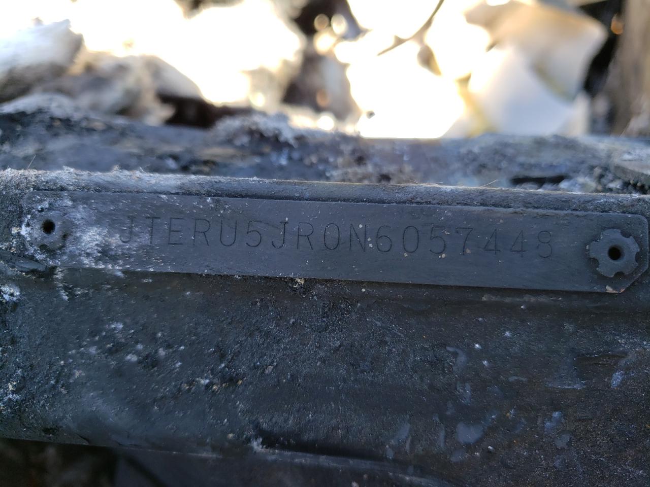 2022 TOYOTA 4RUNNER SR5 PREMIUM VIN:JTERU5JR0N6057448