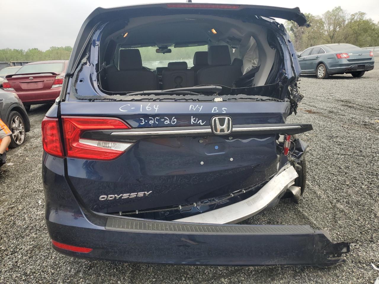 2024 HONDA ODYSSEY EX VIN:5FNRL6H53RB005239