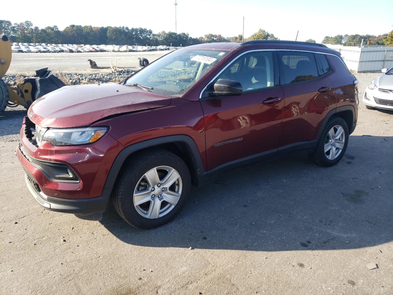 2022 JEEP COMPASS LATITUDE VIN:3C4NJCBB7NT138034