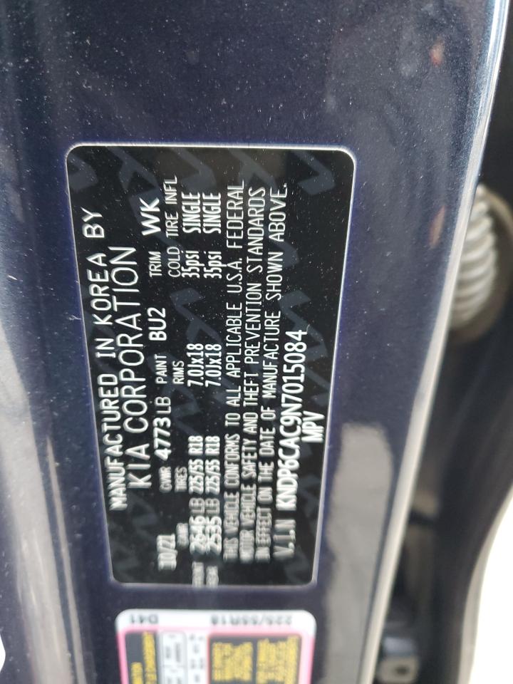 2022 KIA SPORTAGE S VIN:KNDP6CAC9N7015084