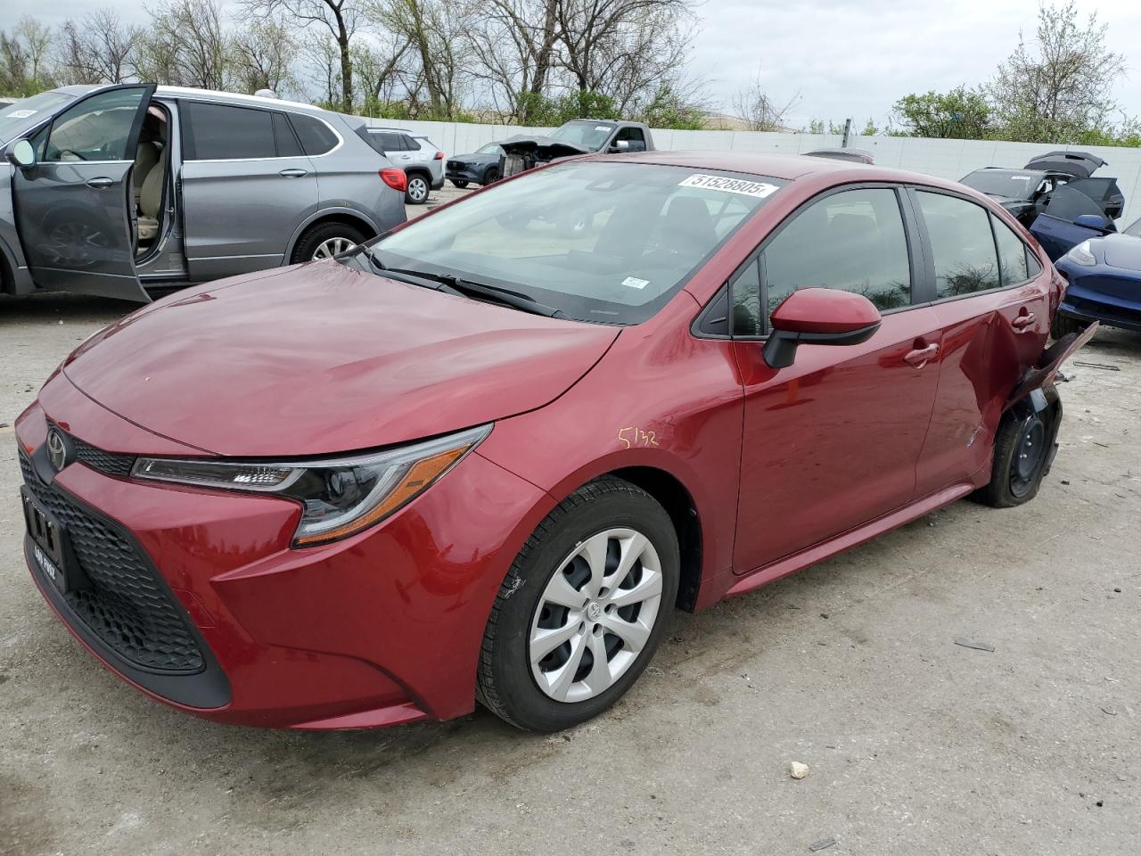 2022 TOYOTA COROLLA LE VIN:JTDEPMAE3NJ197220