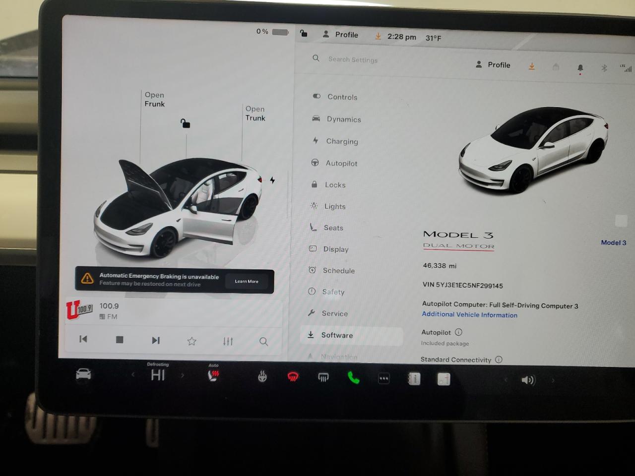 2022 TESLA MODEL 3  VIN:5YJ3E1EC5NF299145
