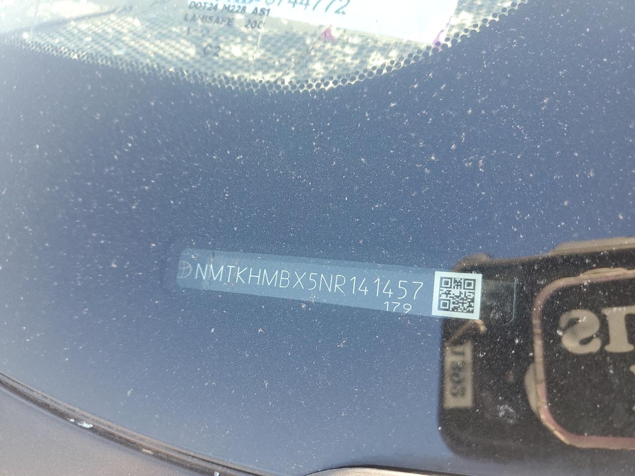 2022 TOYOTA C-HR XLE VIN:NMTKHMBX5NR141457