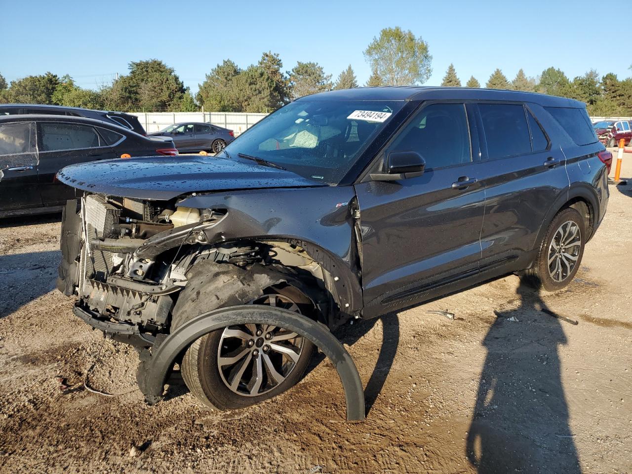 2022 FORD EXPLORER ST-LINE VIN:1FMSK8KH4NGB67458