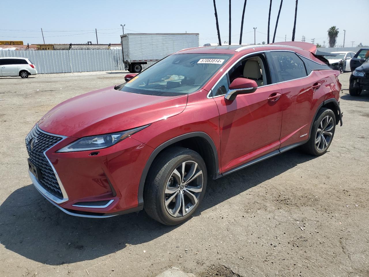 2022 LEXUS RX 450H VIN:2T2HGMDA9NC089620