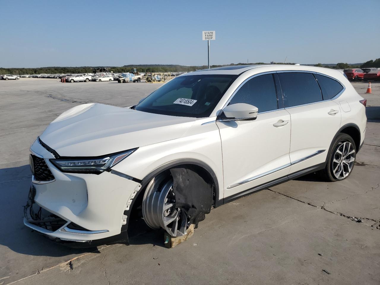 2022 ACURA MDX TECHNOLOGY VIN:5J8YD9H45NL007875