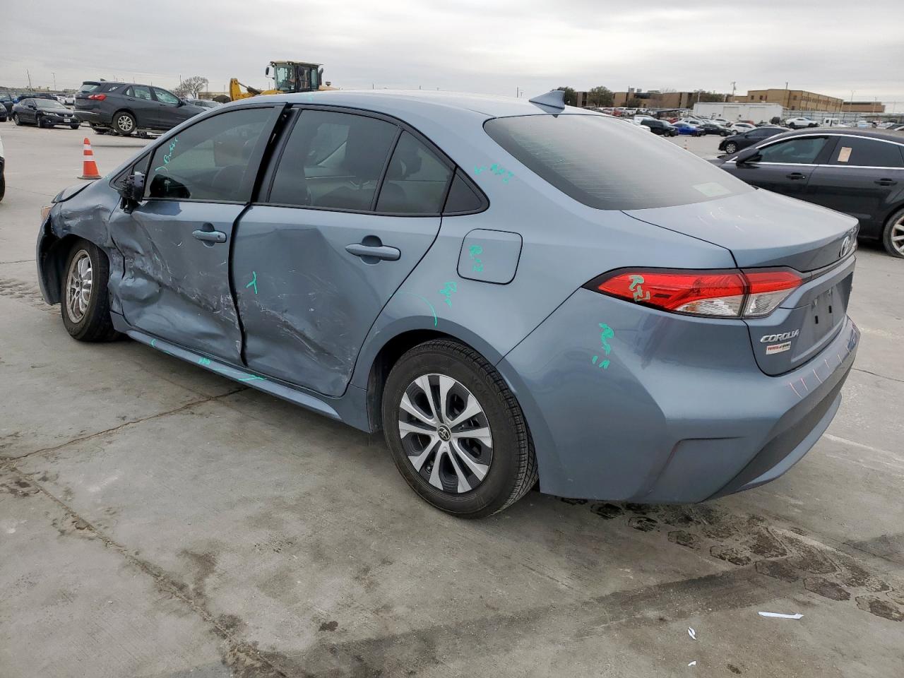 2022 TOYOTA COROLLA LE VIN:JTDEAMDE7NJ054851