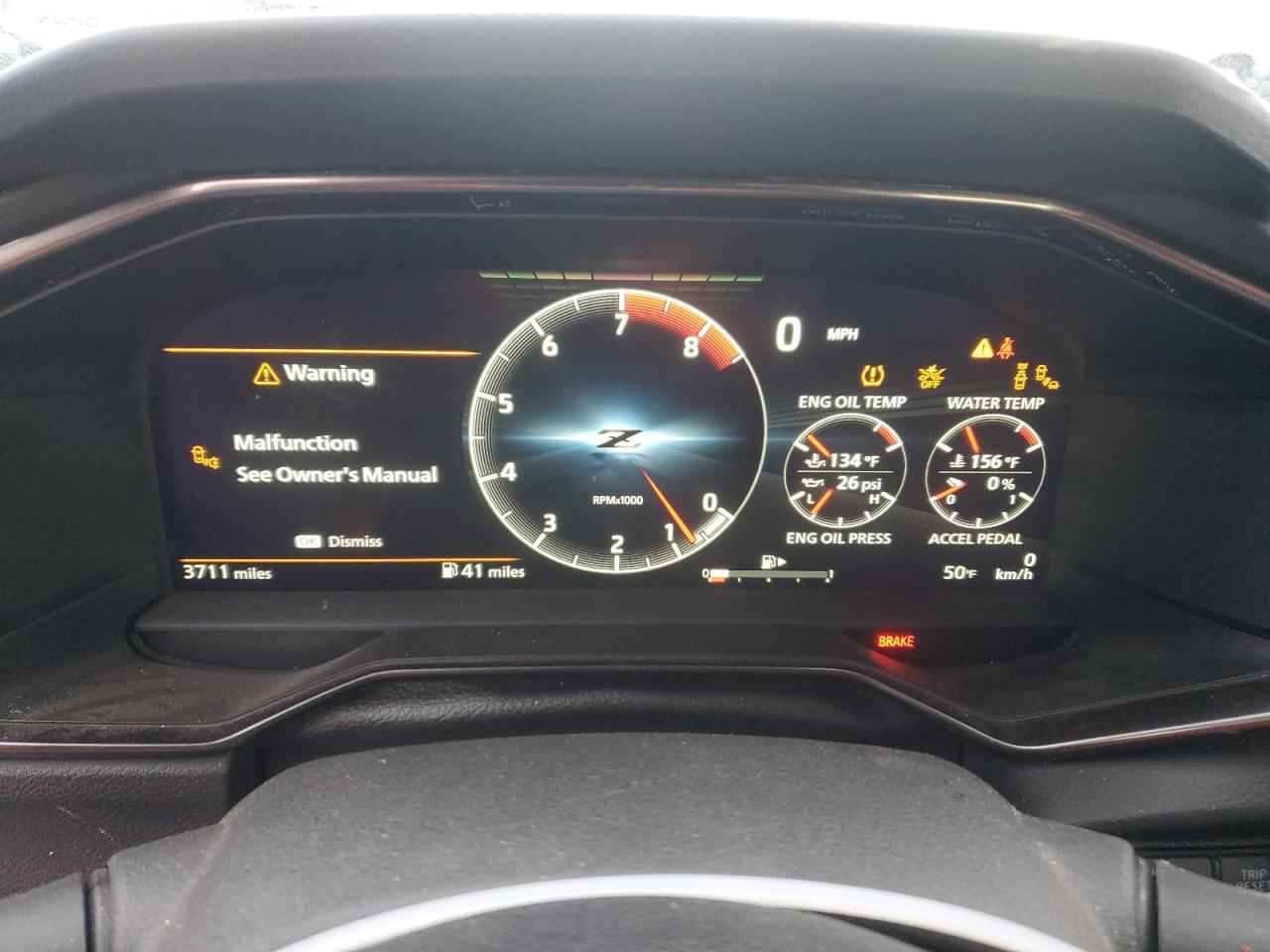 2024 NISSAN Z SPORT VIN:JN1BZ4AH2RM366772