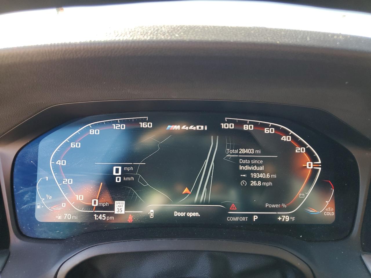 2022 BMW M440XI GRAN COUPE VIN:WBA13AW00NFM02529