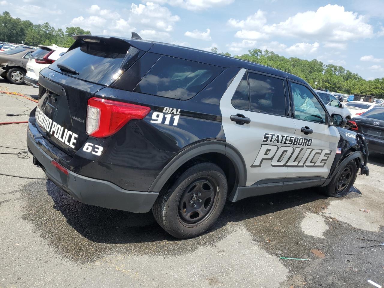 2022 FORD EXPLORER POLICE INTERCEPTOR VIN:1FM5K8AB5NGA27347