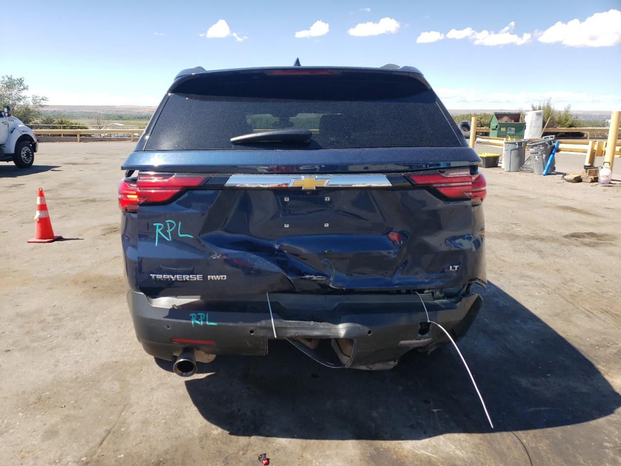2022 CHEVROLET TRAVERSE LT VIN:1GNEVHKW0NJ147435