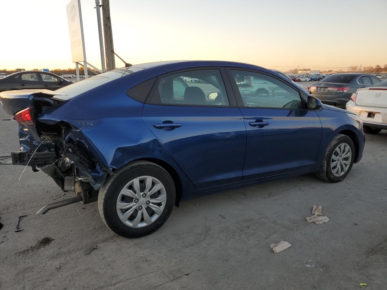 2022 HYUNDAI ACCENT SE VIN:3KPC24A66NE178656