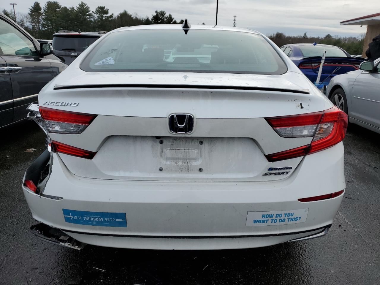2022 HONDA ACCORD HYBRID SPORT VIN:1HGCV3F28NA001067