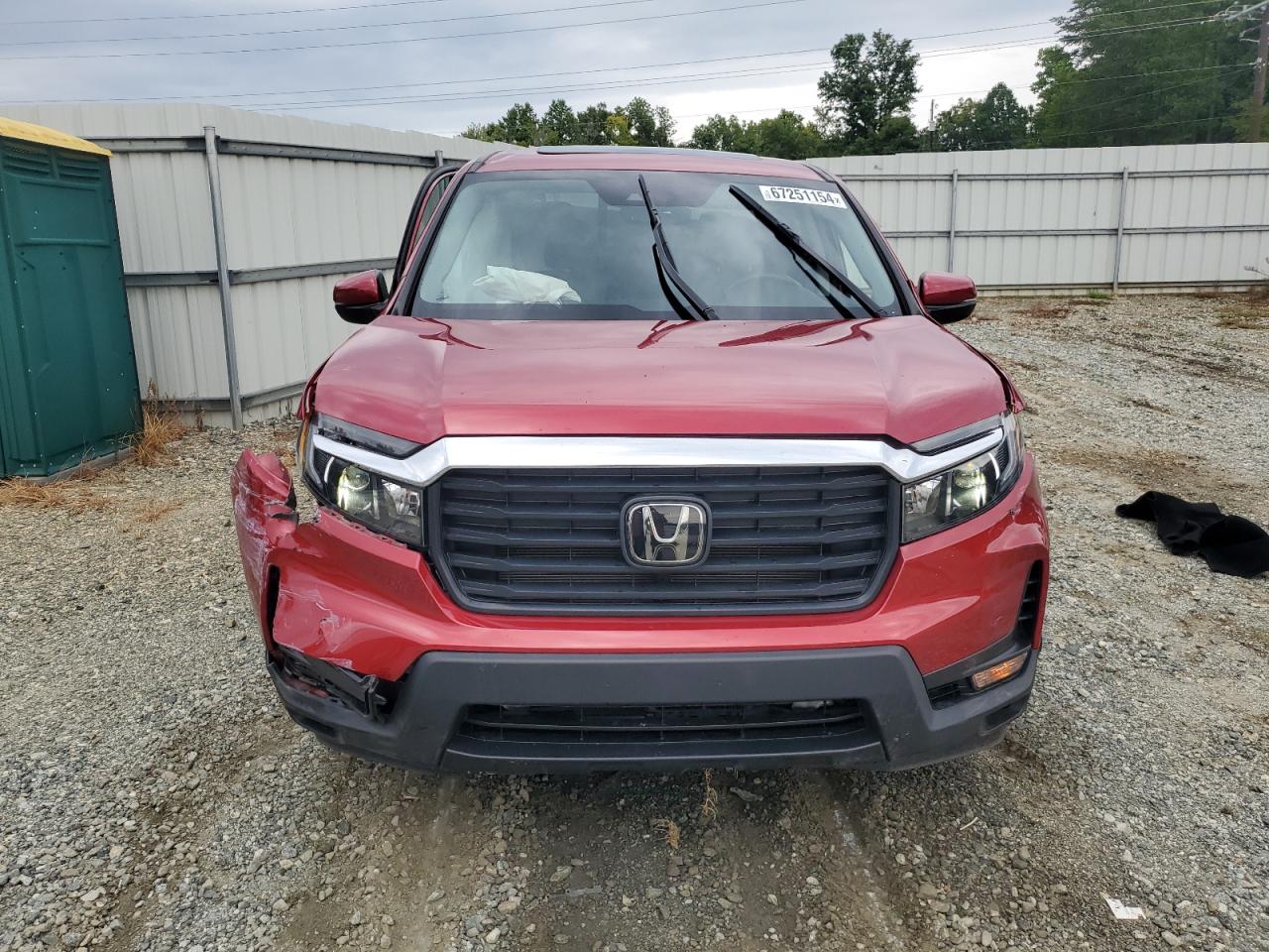 2022 HONDA RIDGELINE RTL VIN:5FPYK3F52NB031638