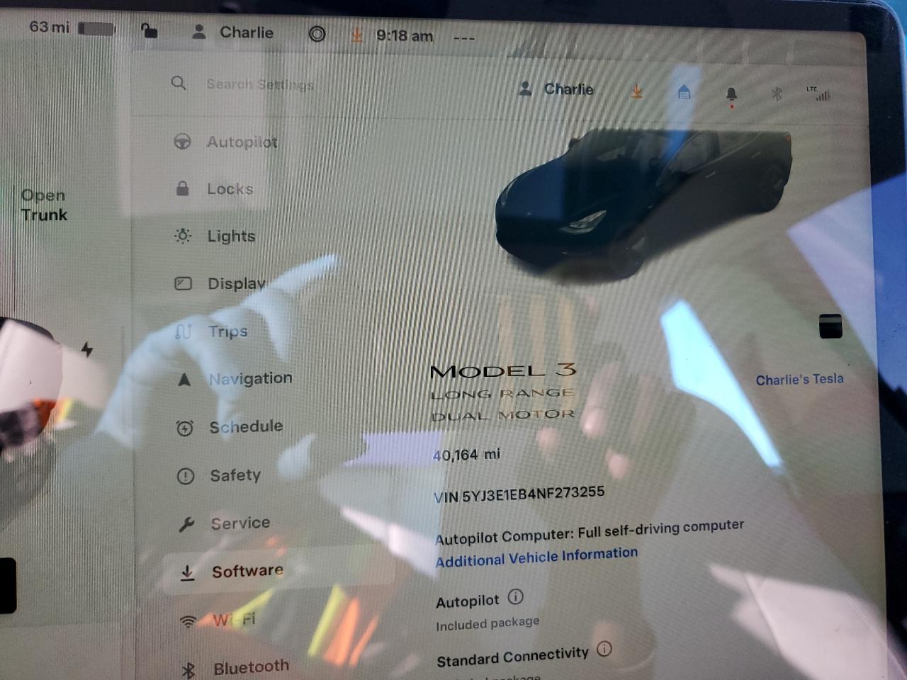 2022 TESLA MODEL 3  VIN:5YJ3E1EB4NF273255