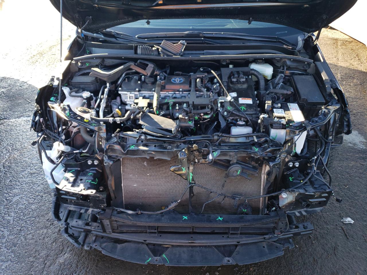 2022 TOYOTA COROLLA LE VIN:JTDEAMDE7NJ043753