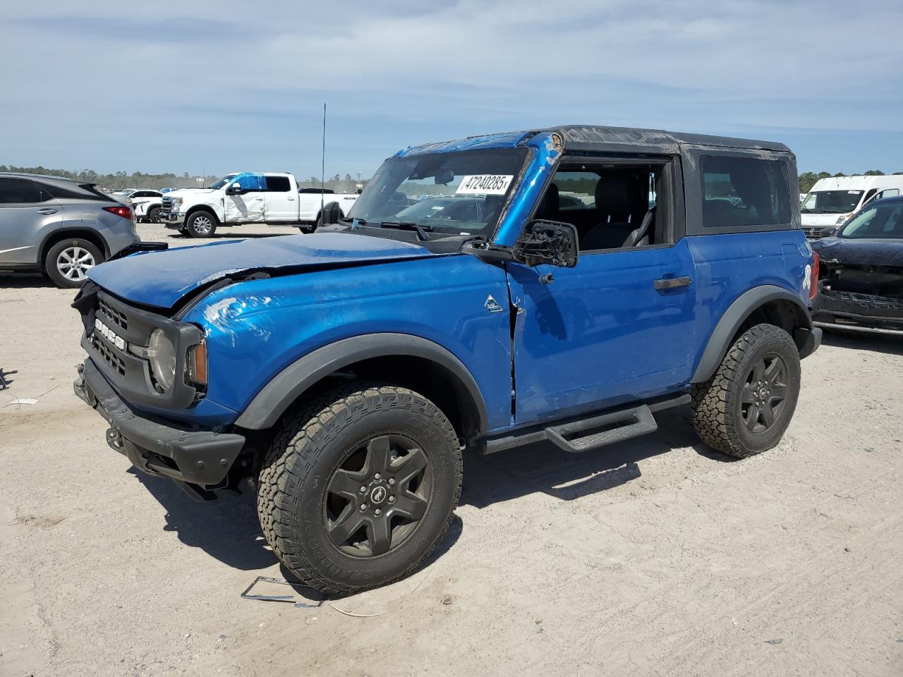 2024 FORD BRONCO BLACK DIAMOND VIN:1FMDE1AH3RLA45289