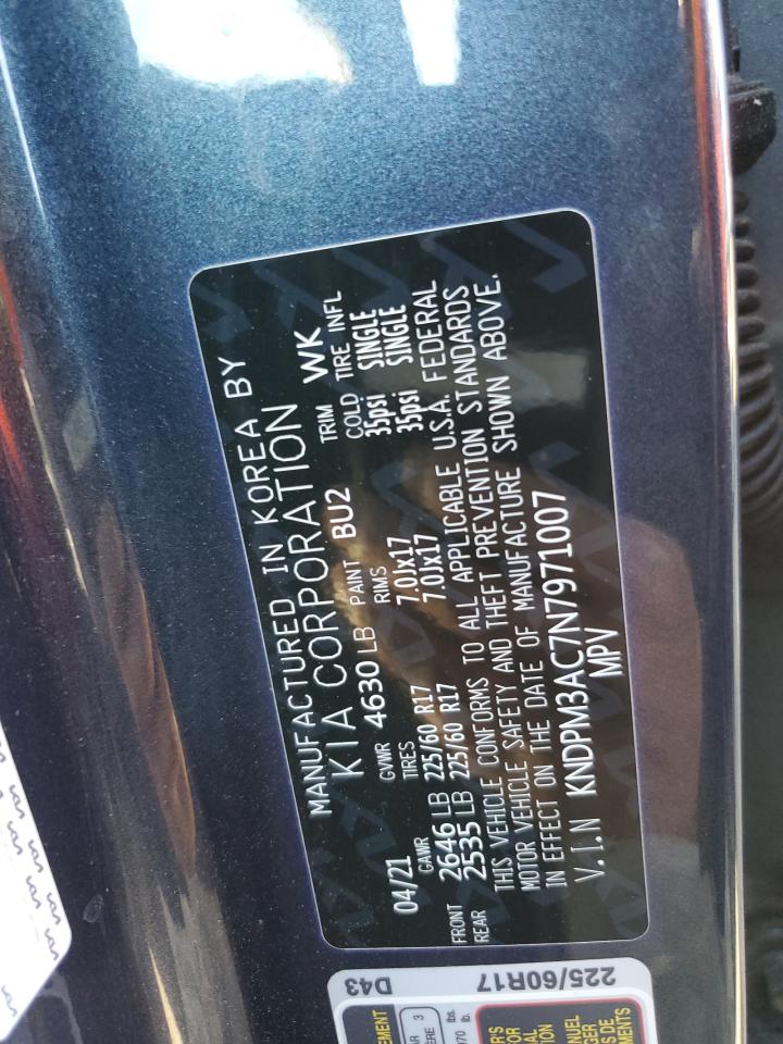 2022 KIA SPORTAGE LX VIN:KNDPM3AC7N7971007