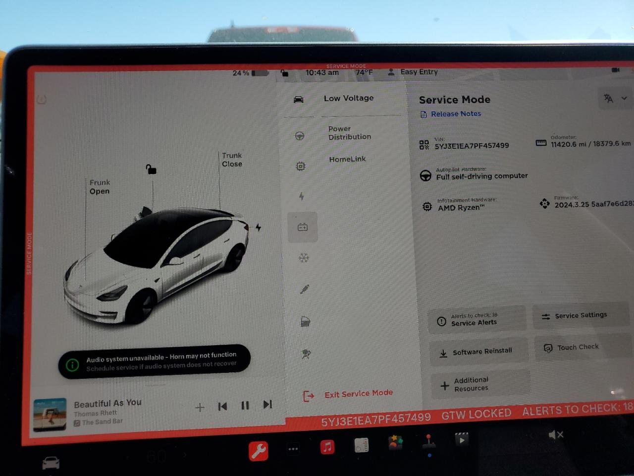 2023 TESLA MODEL 3  VIN:5YJ3E1EA7PF457499