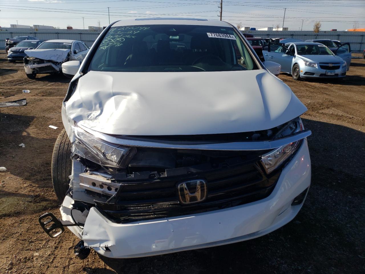 2022 HONDA ODYSSEY EXL VIN:5FNRL6H76NB019793