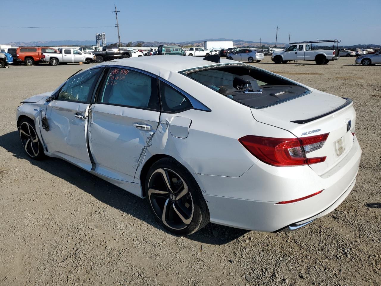 2022 HONDA ACCORD HYBRID SPORT VIN:1HGCV3F23NA038656