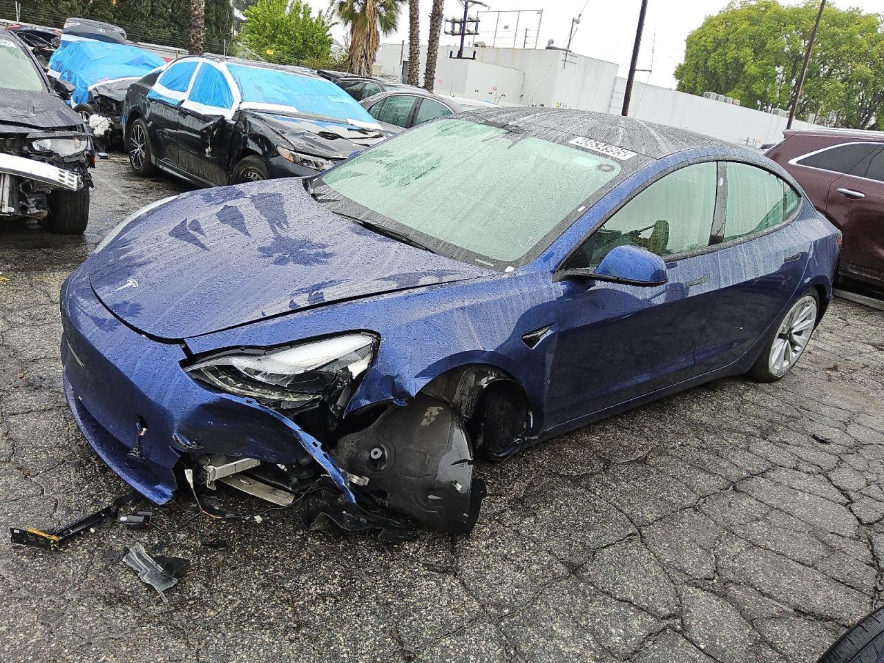 2022 TESLA MODEL 3  VIN:5YJ3E1EA6NF304433