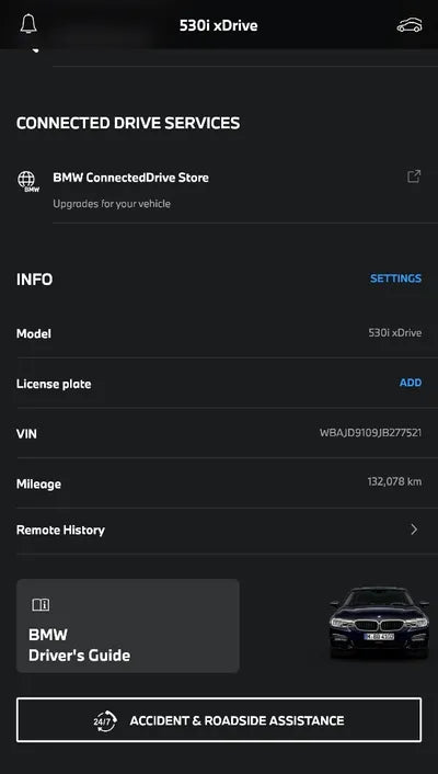 2018 BMW 530 WBAJD9109JB277521 VIN:WBAJD9109JB277521