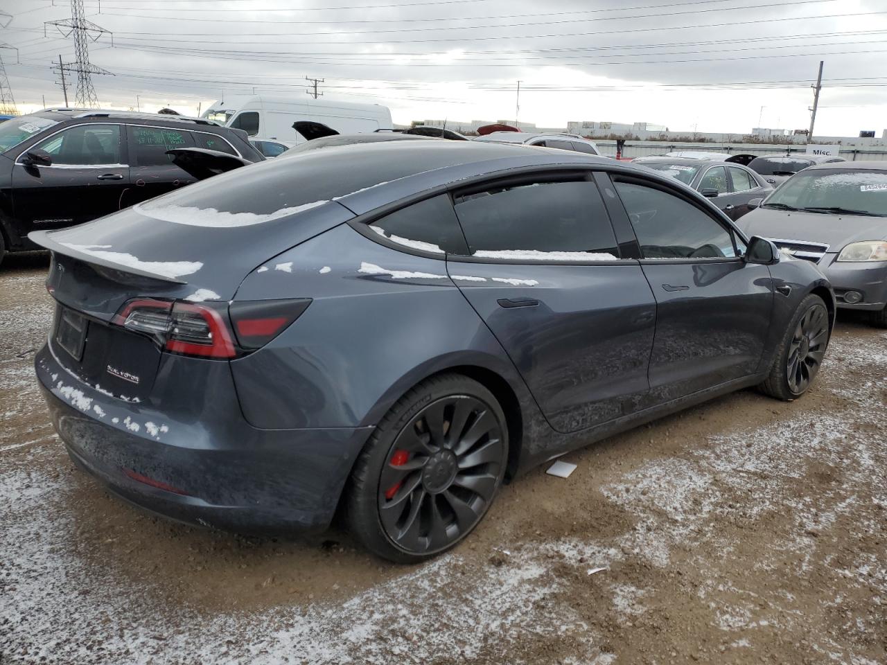 2022 TESLA MODEL 3  VIN:5YJ3E1EC8NF337354