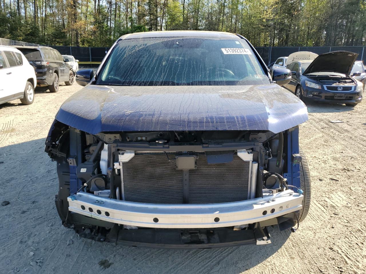 2022 HONDA PASSPORT EXL VIN:5FNYF7H59NB005913