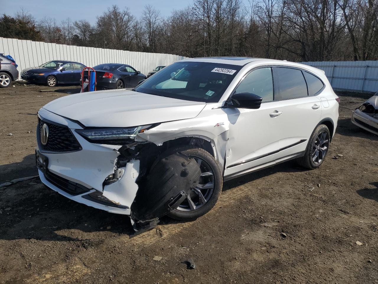 2022 ACURA MDX A-SPEC VIN:5J8YE1H00NL038088