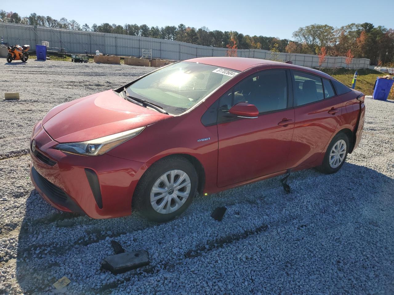 2022 TOYOTA PRIUS NIGHT SHADE VIN:JTDKAMFU5N3156371