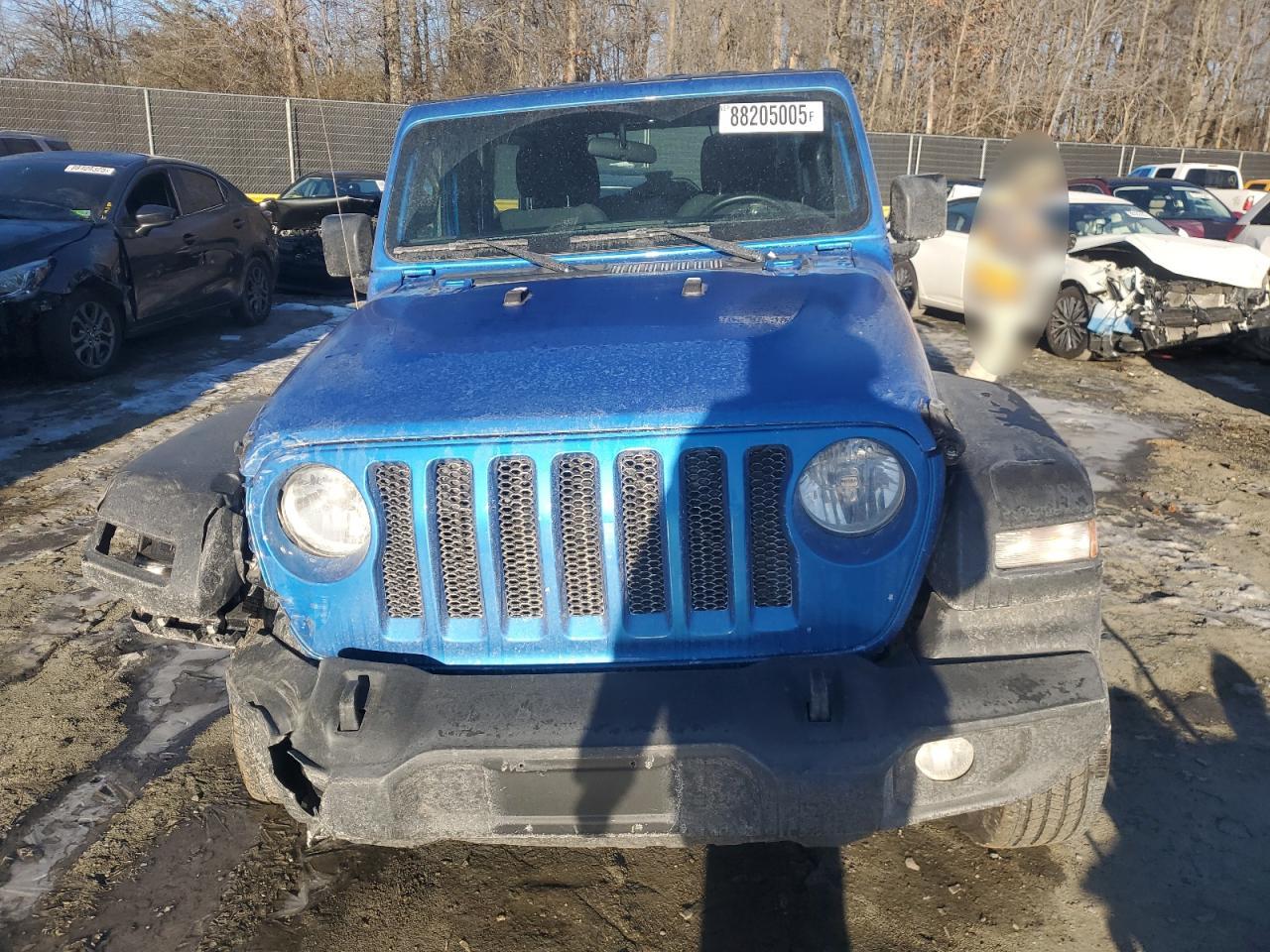 2022 JEEP WRANGLER UNLIMITED SPORT VIN:1C4HJXDNXNW245004