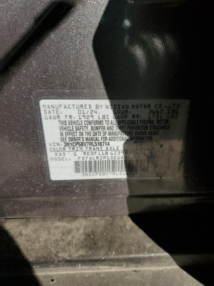 2024 NISSAN KICKS S VIN:5N1AT2MM8HC743287