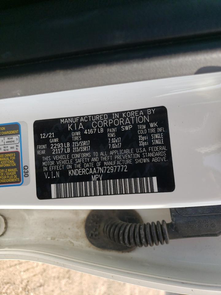2022 KIA SELTOS EX VIN:KNDERCAA7N7297772