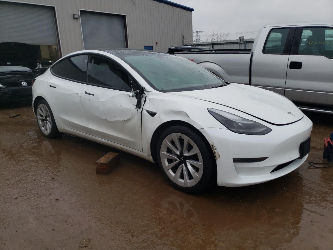 2022 TESLA MODEL 3  VIN:5YJ3E1EB7NF128002