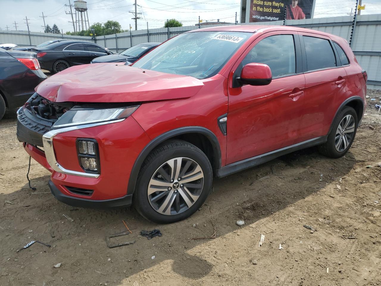 2022 MITSUBISHI OUTLANDER SPORT ES VIN:JA4ARUAU5NU015137