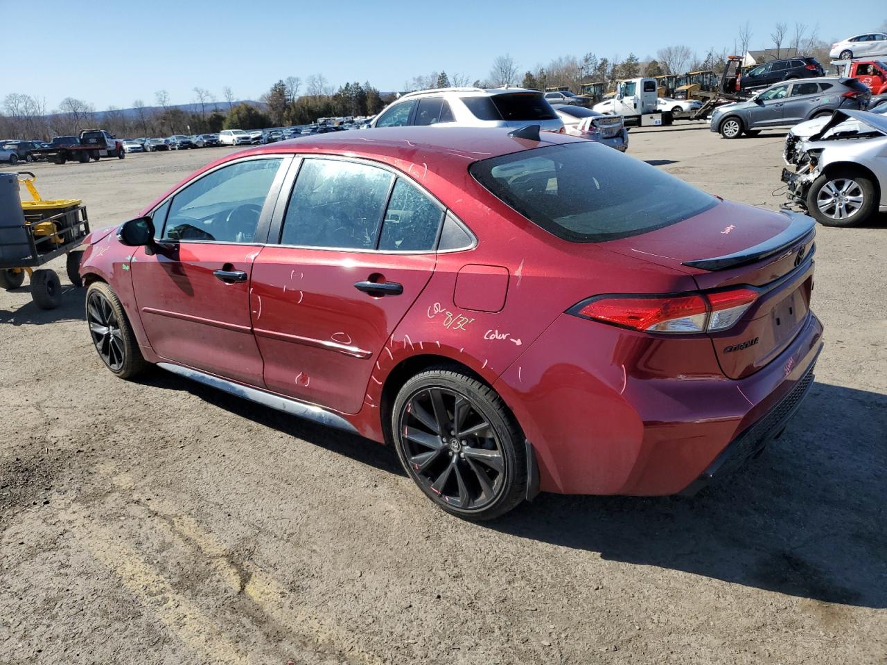 2022 TOYOTA COROLLA SE VIN:5YFS4MCE7NP104056