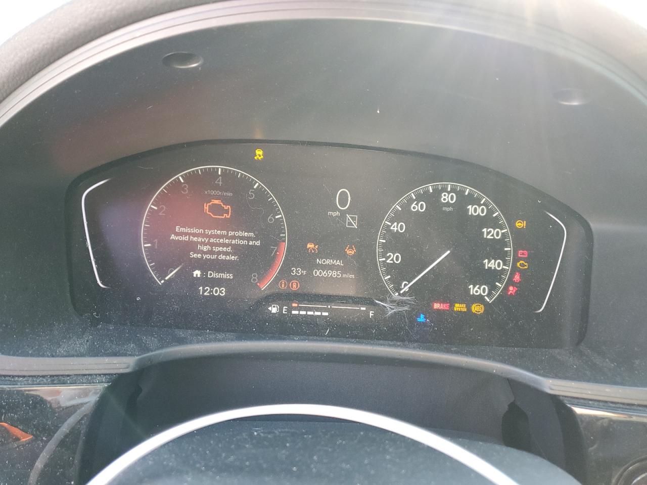 2024 HONDA CIVIC SPORT VIN:2HGFE2F52RH554693