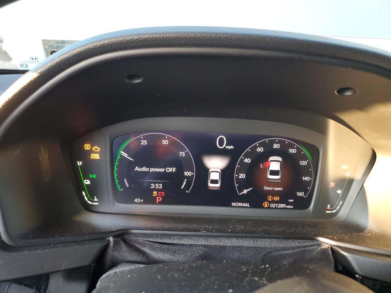 2023 HONDA ACCORD HYBRID SPORT VIN:1HGCY2F5XPA004468