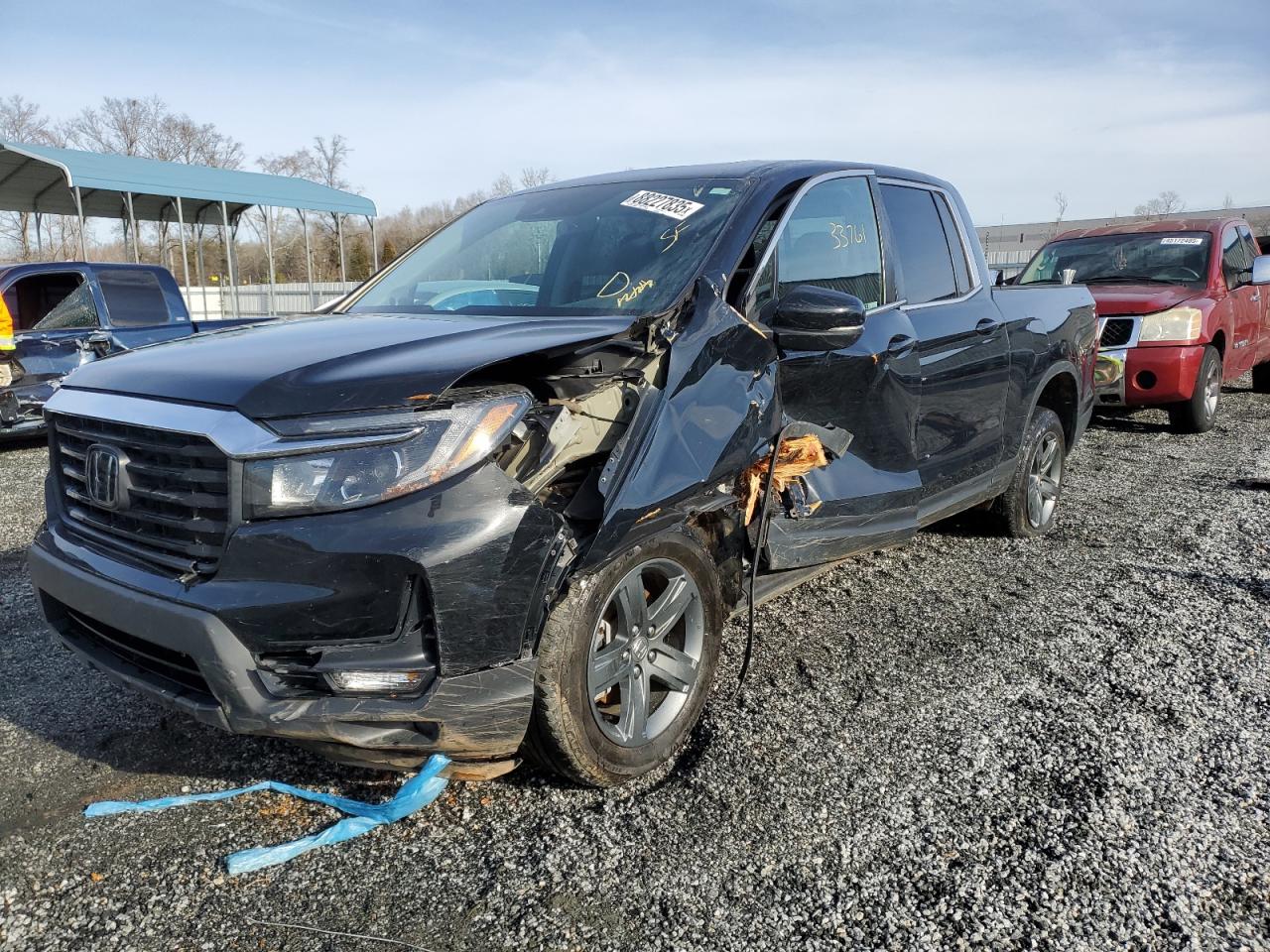 2023 HONDA RIDGELINE RTL VIN:5FPYK3F57PB025868