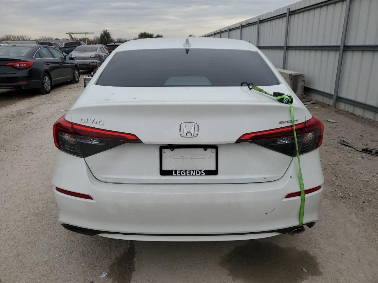 2022 HONDA CIVIC SPORT VIN:2HGFE2F5XNH580596