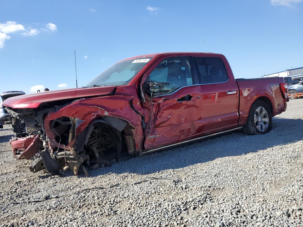 2022 FORD F150 SUPERCREW VIN:1FTFW1ED7NFB11918