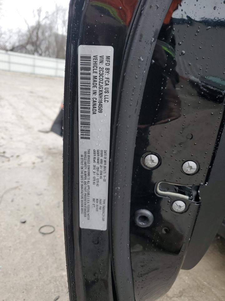 2022 DODGE CHALLENGER GT VIN:2C3CDZJGXNH164509