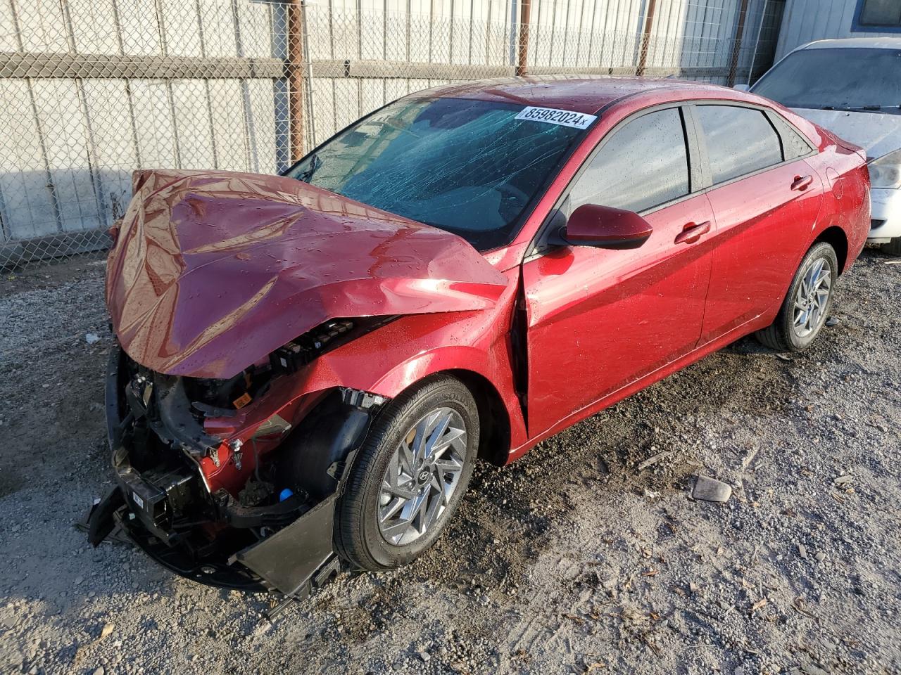 2024 HYUNDAI ELANTRA BLUE VIN:KMHLM4DJ9RU095638