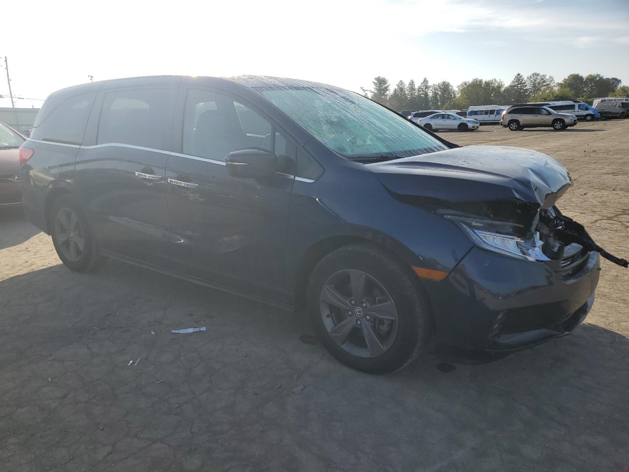 2022 HONDA ODYSSEY EX VIN:5FNRL6H58NB069707