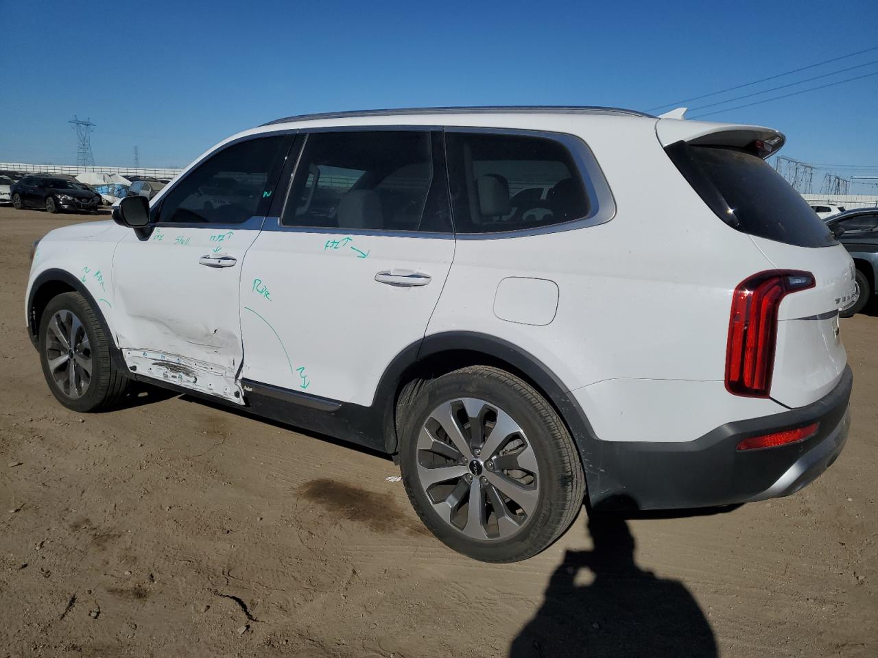 2022 KIA TELLURIDE S VIN:5XYP64HC7NG202404