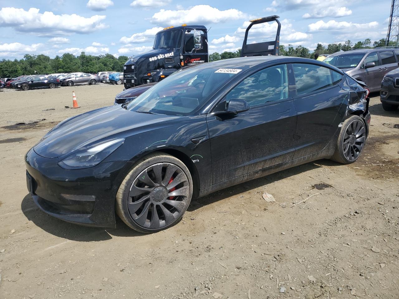 2022 TESLA MODEL 3  VIN:5YJ3E1ECXNF118573