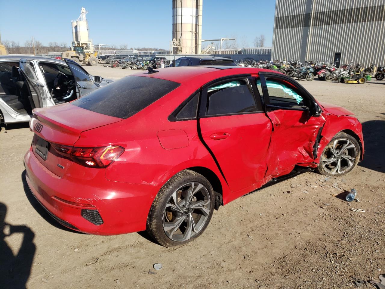 2023 AUDI A3 PREMIUM PLUS VIN:WAUHUDGY2PA054976